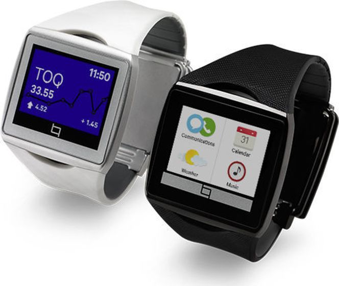 Qualcomm Toq tar i bruk helt annen skjermteknologi enn de to andre smarturene som ble vist fram i går. Bilde: Qualcomm