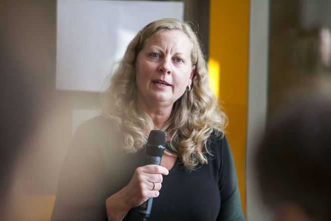 Telenor Norge, med Berit Svendsen (bildet) i spissen, har satset tungt på fiber. Det har hjulpet Lyse, mener Toril Nag. Bilde: Per Ervland
