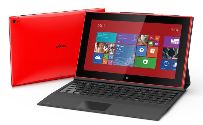 Nokias første nettbrett, Lumia 2520, kommer ikke i salg i Norge med det første. Bilde: Nokia