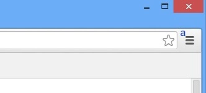 Chrome-utgaver basert på Aura er foreløpig merket med en 'a' over menyen i høyre hjørne. Bilde: digi.no