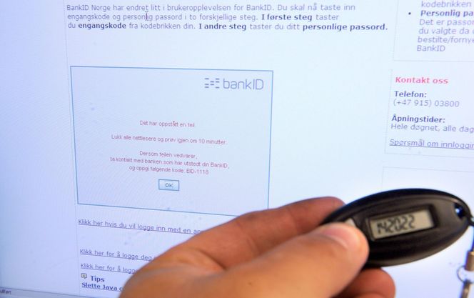 BankID har fått mye kritikk for å basere seg på java-klienten i nettleseren. Denne har vært full av sikkerhetshull og sikkerhetseksperter har advart brukere om å benytte seg av tillegget. Bilde: Terje Pedersen/ANB/All Over Press