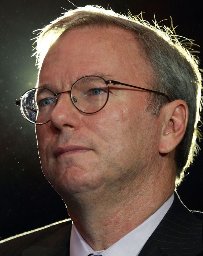Googles styreformann, Eric Schidt, har fått selskapet til å øke innsatsen mot barneporno, etter at selskapet og det konkurrenter har fått kritikk fra den britiske statsministeren for manglende innsats. Bilde: Bloomberg/All Over Press