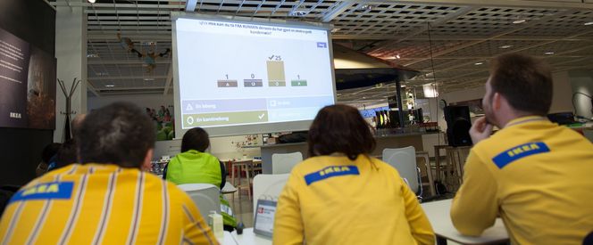 Quizplattformen kan brukes i andre miljøer enn bare skoler. Bilde: Kahoot