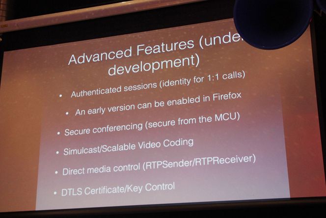 Eksempler på kommende funksjonalitet i WebRTC. Bilde: Harald Brombach