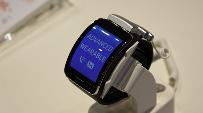 Gear S er Samsungs ferskeste smartklokke. Bilde: Thomas Marynowski