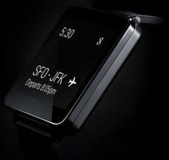 LG G Watch, LGs kommende, Android Wear-baserte smartur. Bilde: LG