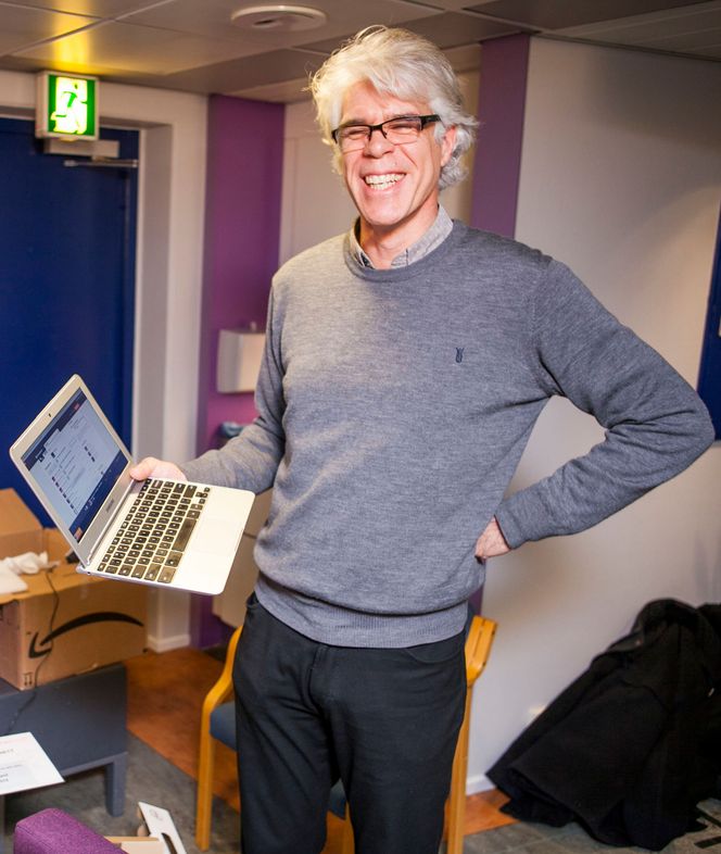 Bjørn Venn har erfart at han får gjort det han skal med en Chromebook.