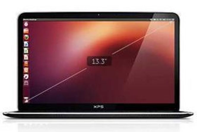 Sputnik 2 leveres med 13,3 tommers skjerm og Ubuntu. Bilde: Dell