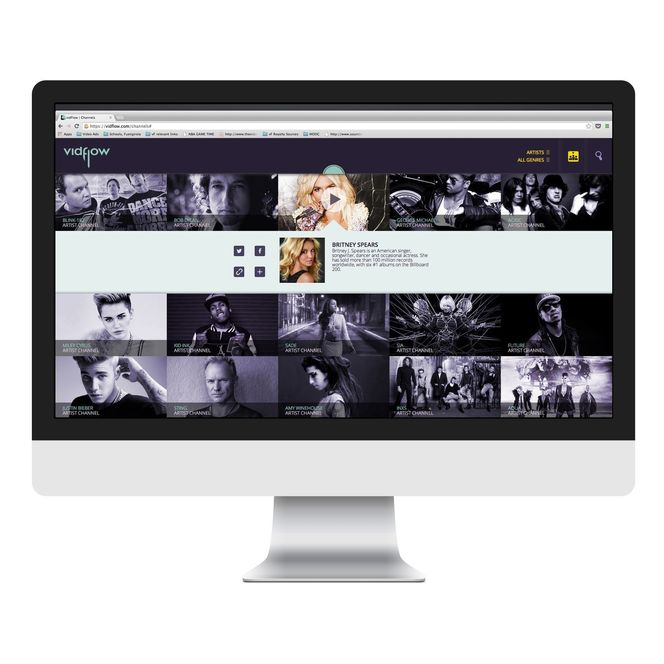 Webgrensesnittet til VidFlow. Bilde: VidFlow