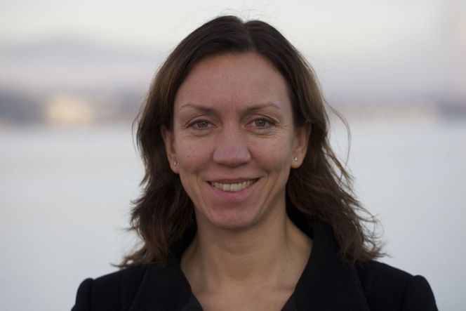 POSITIV TIL APPLE: Viktoria Erngard er ansvarlig for mobil betaling i Telenor. Bilde: Telenor