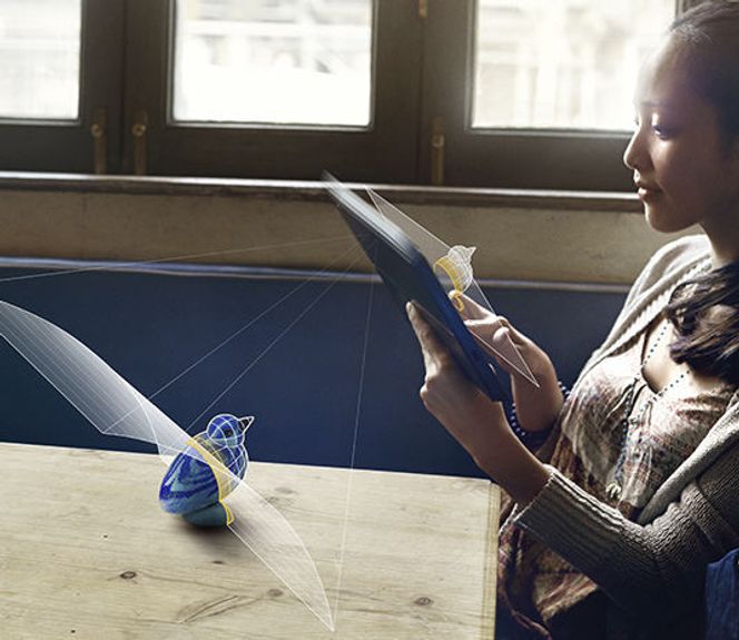 3D-modellering med Intels RealSense 3D-kamera. Bilde: Intel
