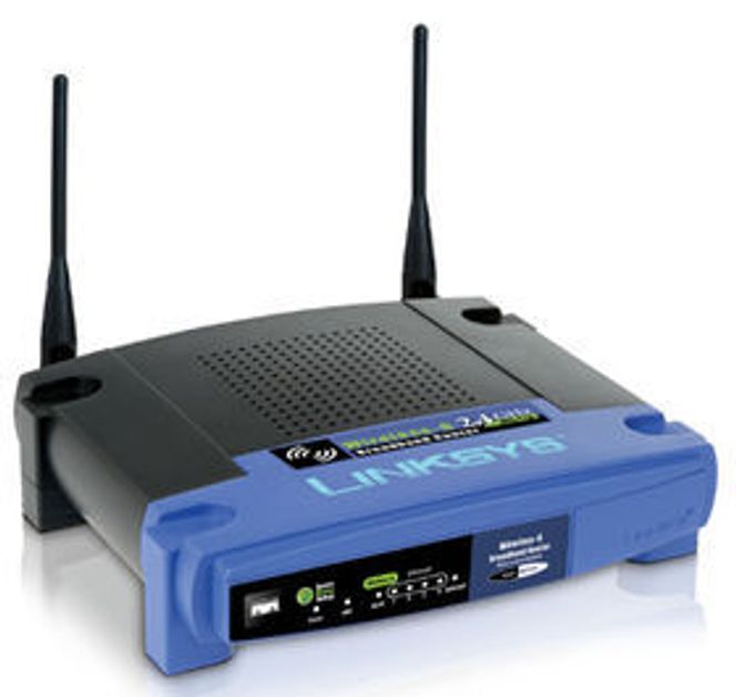 Linksys WRT54GL fra 2005. Bilde: Linksys