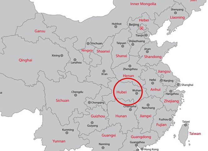 Wuhan ligger midt mellom Beijing i nord og aksen Guangzhou / Hongkong i sør. Bilde: Iryna Volina / Alamy/All Over Press