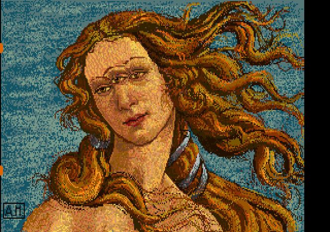 Venus, i dag kanskje mest kjent fra Adobes Illustrator. Warhol sin utgave har fått et tredje øye. Bilde: ©The Andy Warhol Foundation for the Visuals Arts, Inc., courtesy of The Andy Warhol Museum