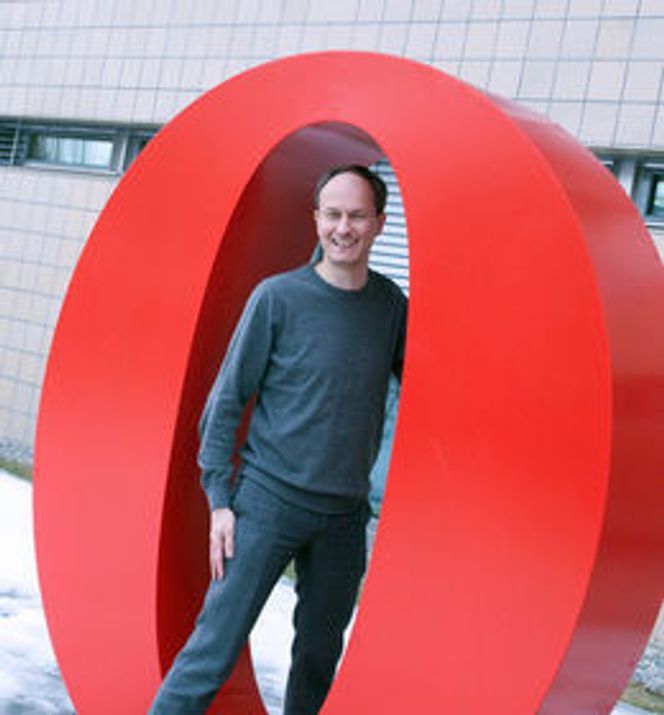 GODE TIDER: Rikard Gillemyr er direktør for all nettleserutvikling i Opera. Bilde: Marius Jørgenrud