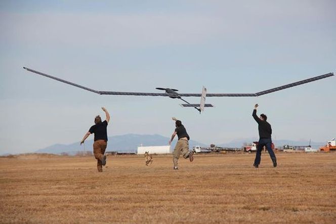 I forsøk som Facebook var vitne til, skal Titans prototyp ha greid å holde seg i 400 fots høyde noen få minutter. Bilde: Titan Aerospace