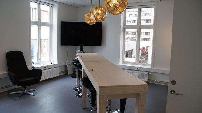 Shuffleboard-bord er selvsagt på plass. Bilde: Thomas Marynowski