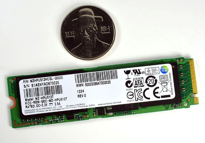 SSD fra Samsung med SATA-grensesnitt og M.2-formfaktor. Bilde: Samsung