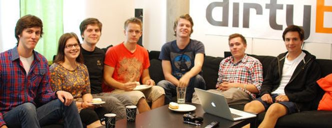 Teamet bak Fun Run, Trondheimsbaserte Dirtybit, har hatt stor suksess. Til høsten lanserer de et nytt spill til smarttelefoner. Bilde: Dirtybit