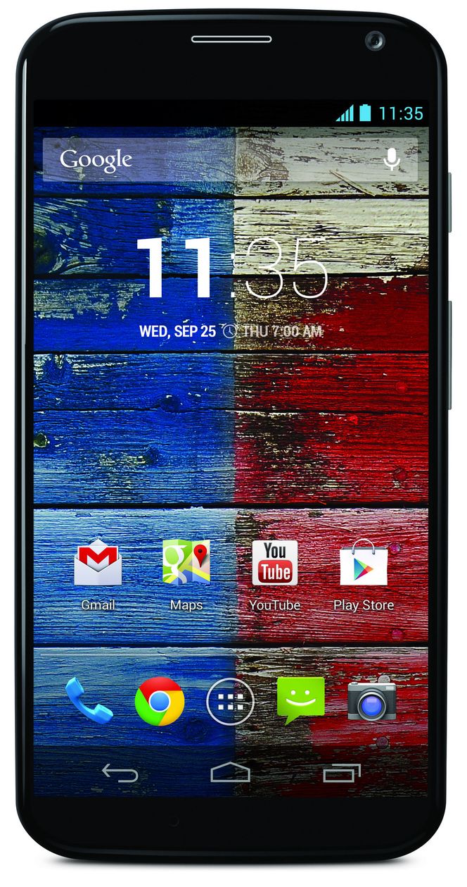 Moto X kan også leveres i to standardutgaver, svart eller hvit. Bilde: Motorola Mobility