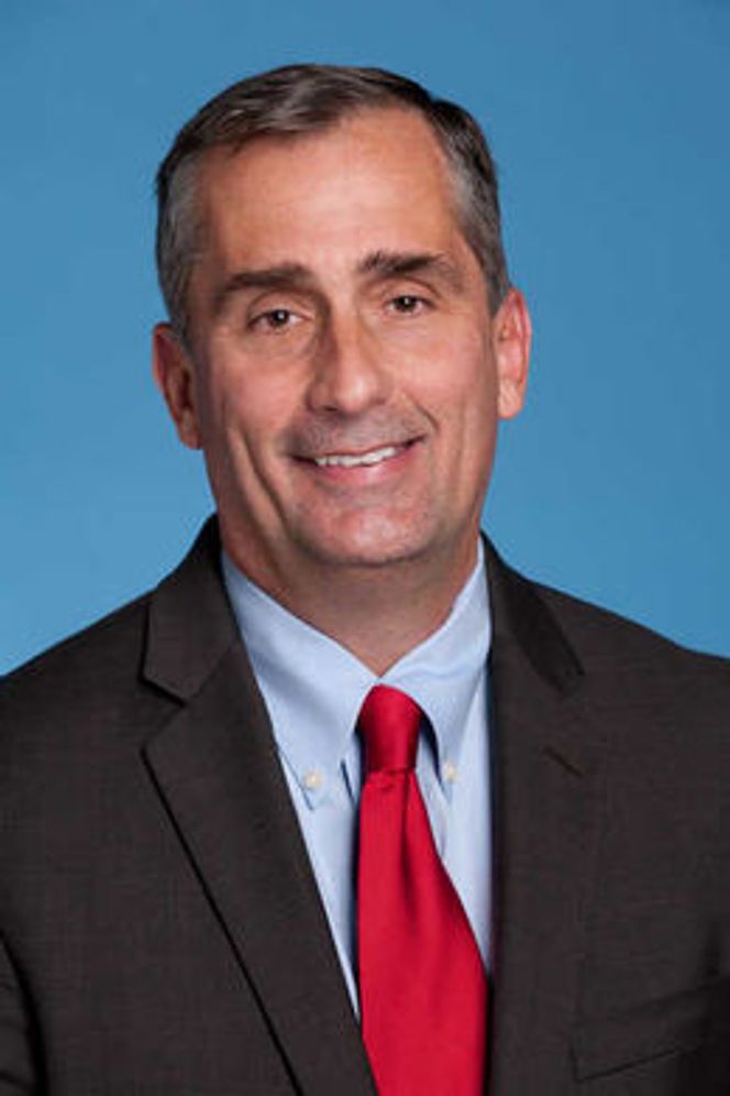 Brian Krzanich (bildet) overtok i mai som Intels toppsjef etter Paul Otellini. Utfordringene står i kø, men Krzanich forsøker å være optimist. Bilde: Intel