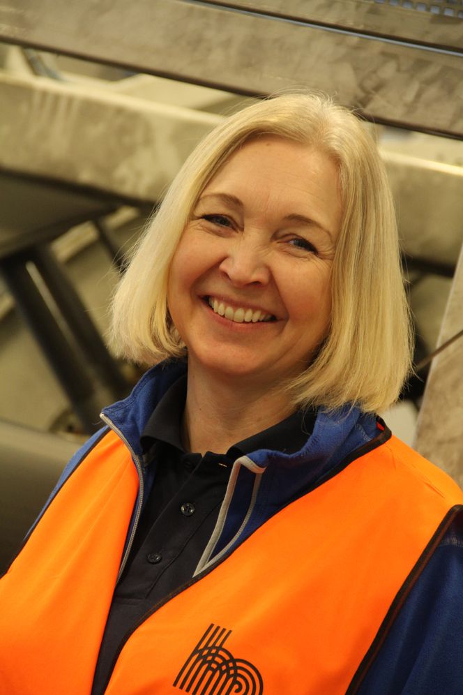 &quot;Det er teknikken man bruker for å produsere vi trenger kompetanse om. Derfor trenger vi et felles løft for å bygge en produksjonskultur.&quot; Randi Tofting. Foto: Joachim Seehusen