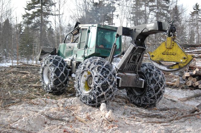 Kjetting for skogbruk og tunge kjøretøyer selges under merkevaren Trygg. Foto: Nøsted Kjetting
