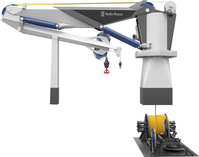 Industridesignere ga krana et visuelt løft og sørget for lettere konstruksjon. Foto: Rolls-Royce