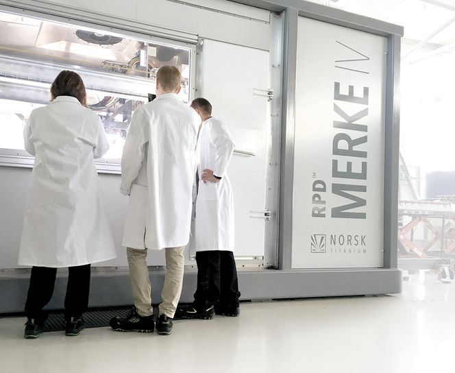 3D-printeren teknologien til Norsk Titanium vil revelusjonere flyindustrien og går nå tungt inn i USA. Foto: Foto