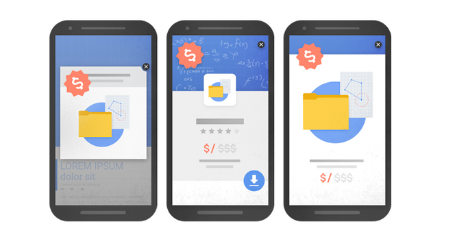 Google vil straffe nettsider som lar annonsørene blokkere innhold på mobilnettsider. Foto: Google