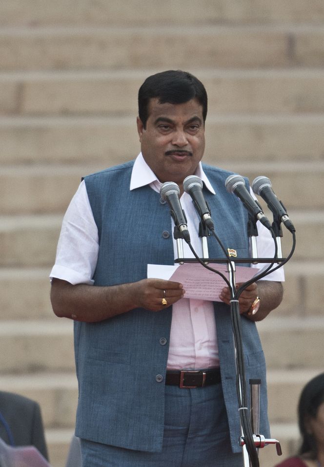 Transportminister Nitin Gadkari. Foto: PRAKASH SINGH