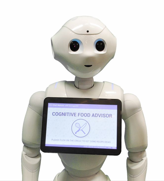 Dette er Pepper - en av mange robotversjoner av IBM Watson.