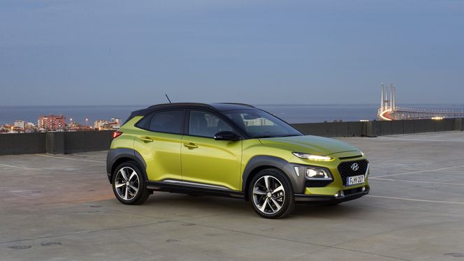Hyundai Kona kommer først med bensin- og dieselmotor, mens batteriversjonen lanseres i Genève i mars. Foto: Hyundai