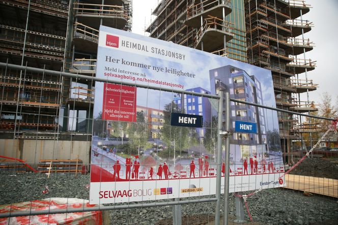 Heimdal Stasjonsby er et av HENT sind prosjekter i Trondheim der den nye løsningen blir brukt