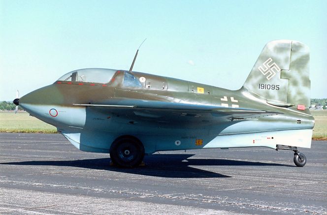 Messerschmitt Me 163B på National Museum of the United States Air Force. Bilde: U.S. Air Force