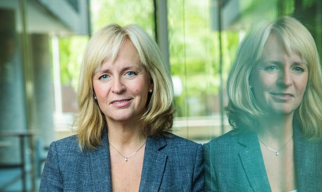 Christine Korme, Direktør for digitalisering og fornying i Abelia, er enig med NSM i at kompetansenivået innen IT-sikkerhet i Norge er for lavt. Bilde: Esben Johansen