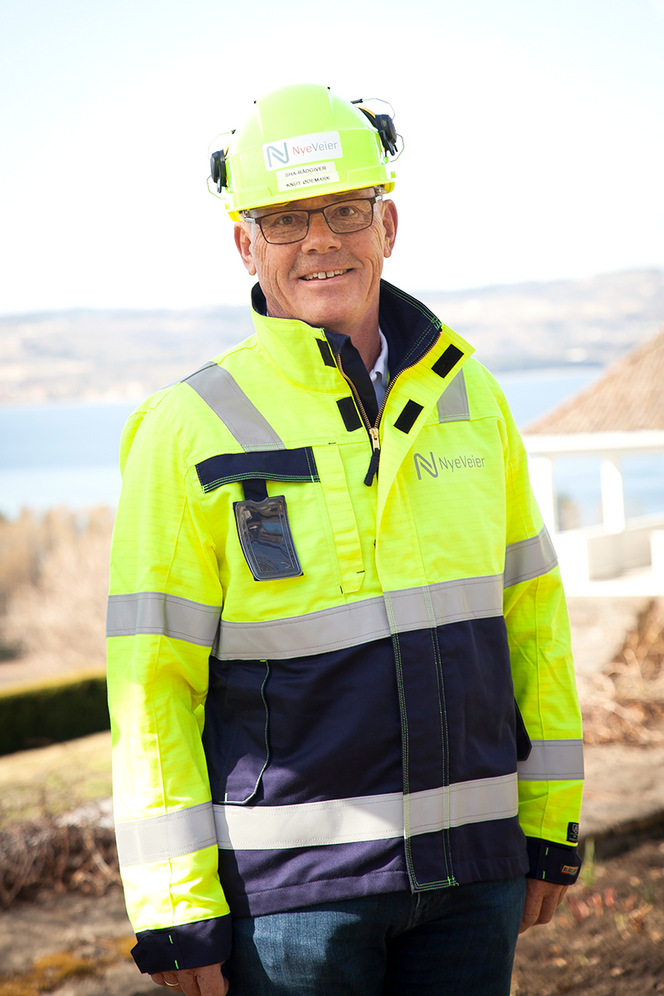 Fikk en variert hverdag: Knut Ødemark ønsket seg en mer variert hverdag og fikk det hos Stema Rådgivning. Nå er han tilknyttet det store veiprosjektet som bygger E6 mellom Kolomoen og Moelv.