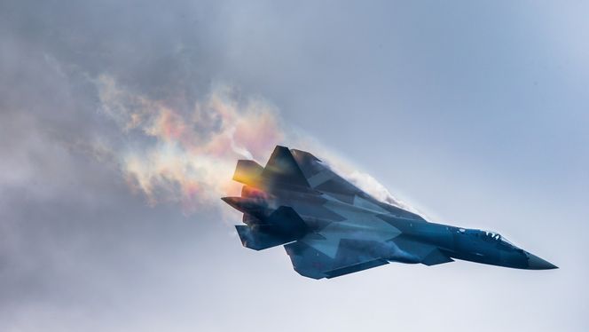 Som de fleste andre kampflyprogram har også Su-57 måtte tåle en del forsinkelser. Bilde:  Sukhoi