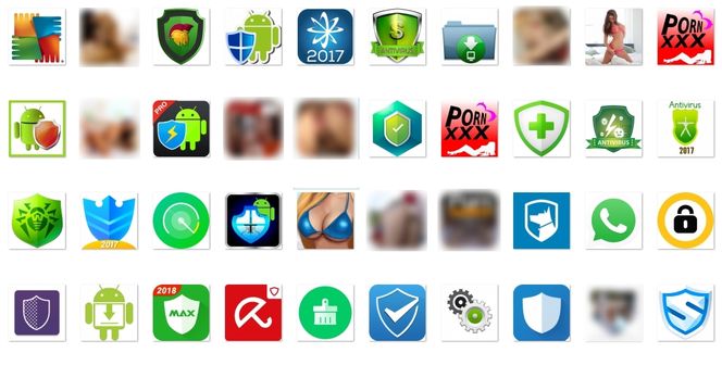 Loapi-trojaneren har fulgt med en rekke apper. De fleste har blitt distribuert via uoffisielle app-markedsplasser, via vanlige websider eller som vedlegg til epost. Bilde: Kaspersky Lab