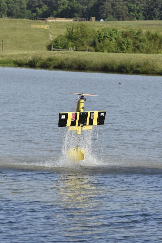 Propellen drives av en elmotor som går på batteri. Foto: North Carolina State University/ Teledyne Technologies