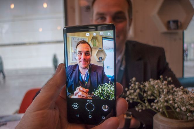 Vokser: På 15 måneder er det solgt over 70 millioner av de gjenoppståtte Nokia-telefonene. Nordensjef i HMD, Ossi Korpola, tror de fem nye modellene de lanserer på MWC vil bidra til mer vekst. Foto: ORV