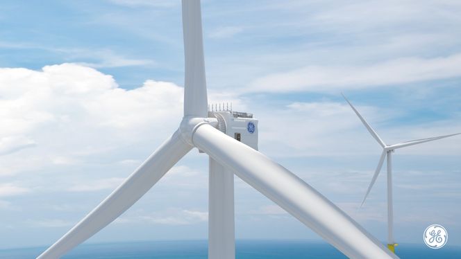 Turbinen Haliade X skal ha 12 megawatts kapasitet og være klar i 2021. Foto: GE Renewable Energy