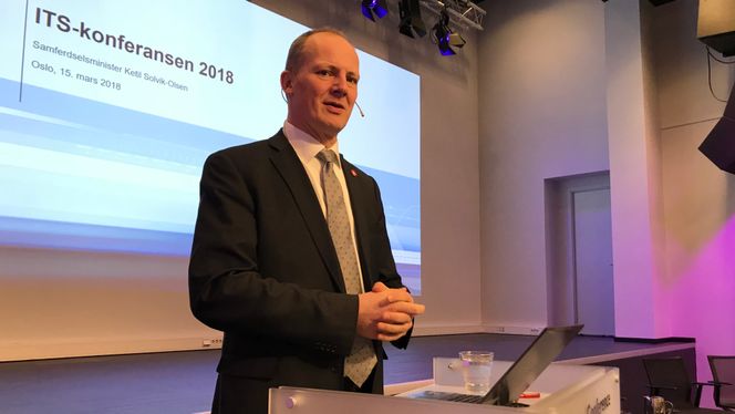 Samferdselsminister Ketil Solvik-Olsen (Frp) Foto:  Martin Gramnæs