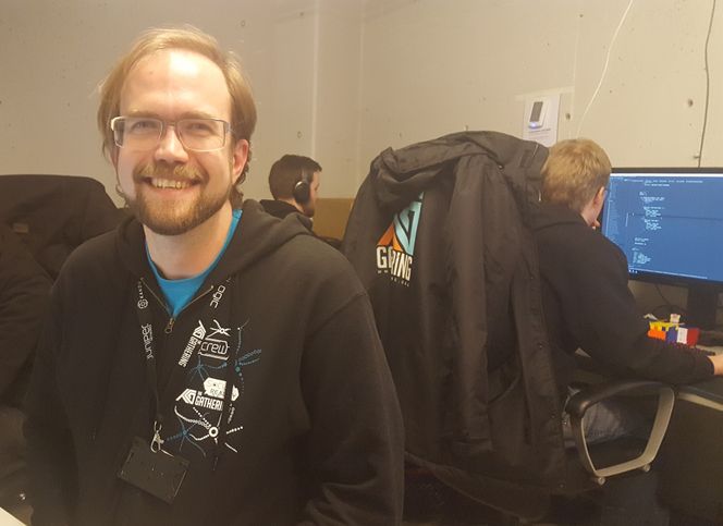 Andreas Kalvå var ansvarlig for demokonkurransen på TG18. Foto: Sarah McDonald Gerhardsen