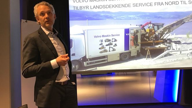 Sjef for Volvo i Norge, Gunnar Thorud. Foto: Martin Gramnæs