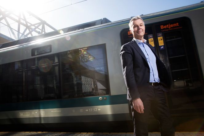 Miljøvennlig: – Undersøkelser viser at 80 prosent av alle reisende ønsker å ta tog i stedet for fly om reisen er kortere enn tre timer. I Europa er det et politisk ønske om å investere mer i tog fordi det er mest miljøvennlig. Foto:  Sverre Chr. Jarild