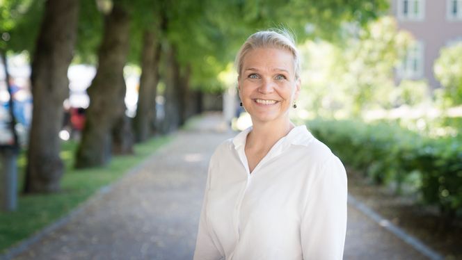 – Vi må bygge stein for stein, sier Marit Jakobsen Leganger om gjenreisningen av Boligbyggs tillit. Foto: Eirik Helland Urke