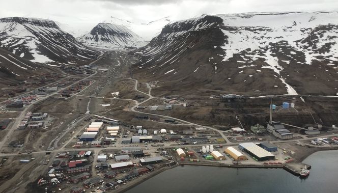 Longyearbyen på Svalbard. Foto: Eirik H. Urke