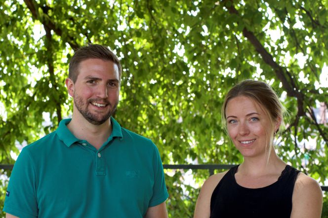 Espen Larsen-Hakkebo og Agnes Arnadottir er gründerne bak Brim Explorer. Foto:  Brim Explorer