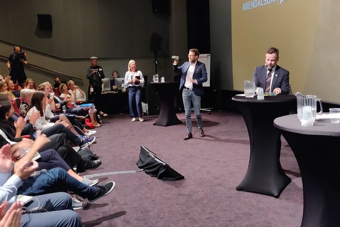 Mest innovativ: Etter bare tre år som selskap høstet Zivid Forskningsrådets innovasjonspris som ble delt ut under Arendalsuka av næringsministeren. Foto: Håvard Fossen